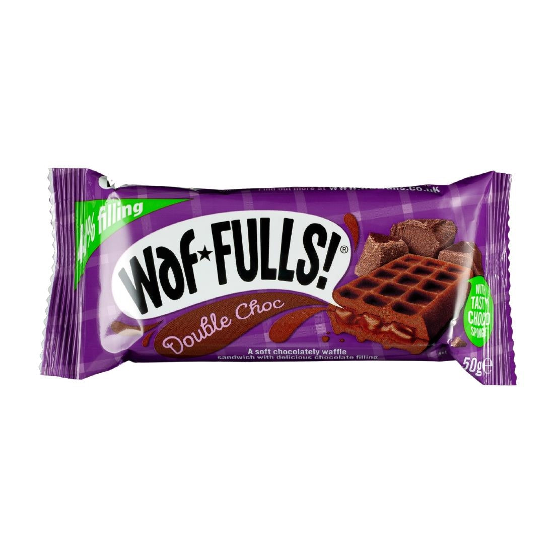 KA603 - Waffulls! Dark Waffles Double Choc 50g (12 Pack)
