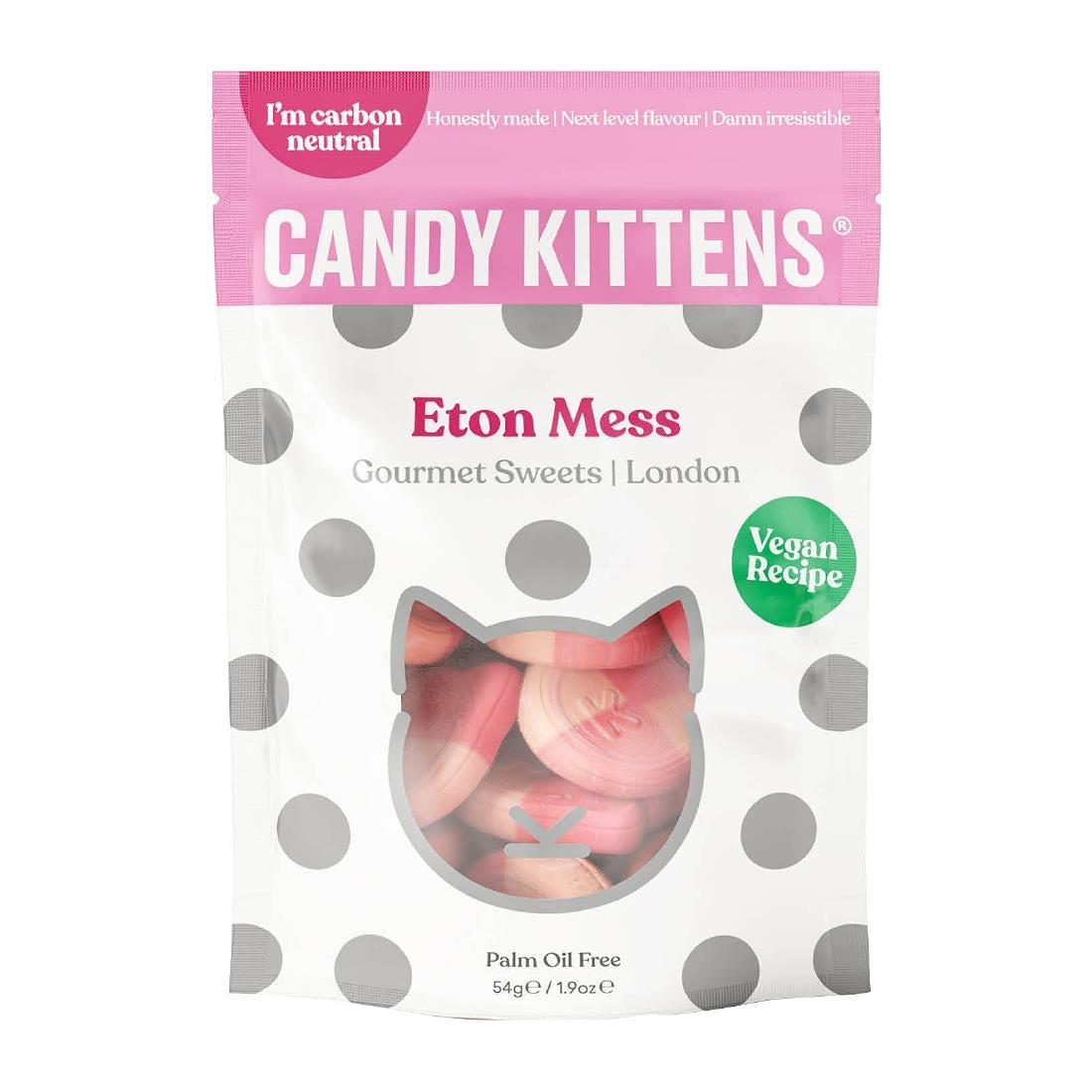 KA606 - Candy Kittens Pop Bags - Eton Mess 54g (Pack of 12)