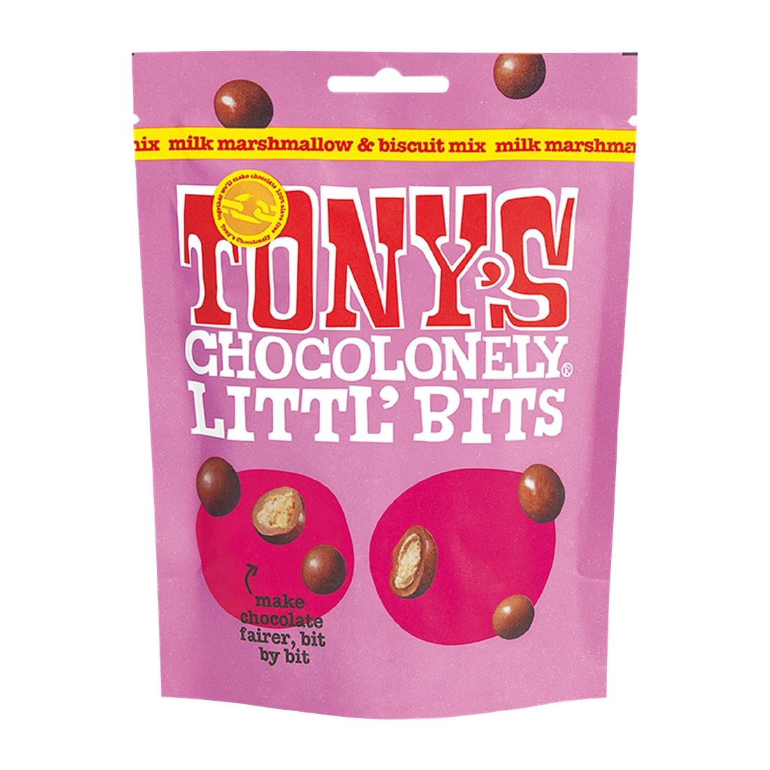 KA616 - Tony's Chocolonely Littl' Bits Milk Marshmallow Biscuit Mix 100g (8 Pack)