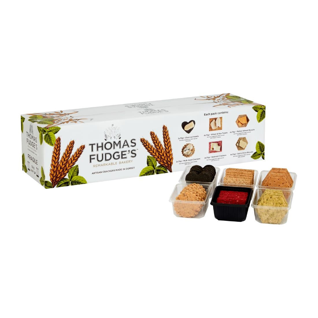 KA650 - Thomas Fudge's Biscuits for Cheese Catering Pack 21x 75g (1.6kg)