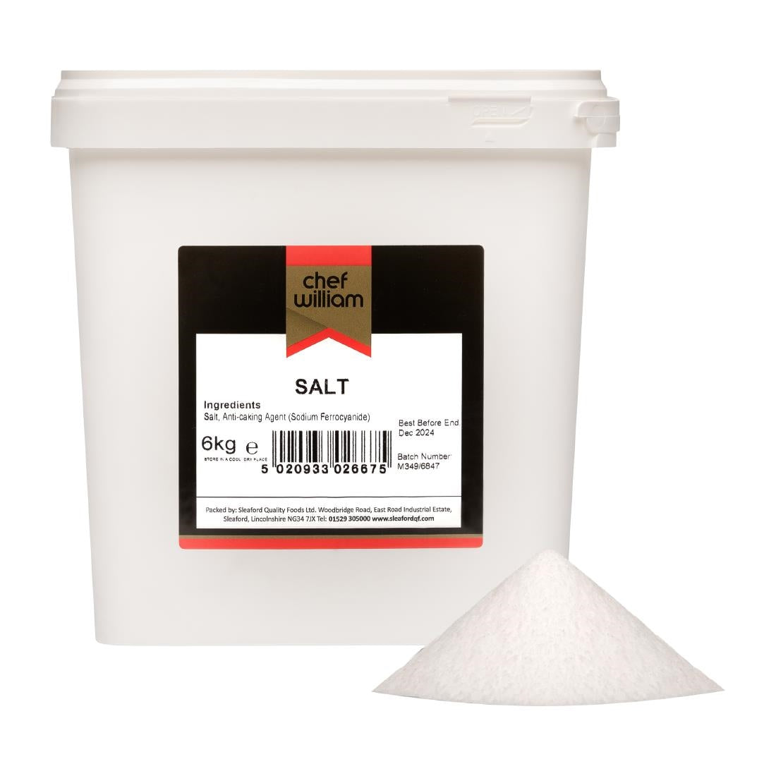 KA660 - Chef William Table Salt 6kg