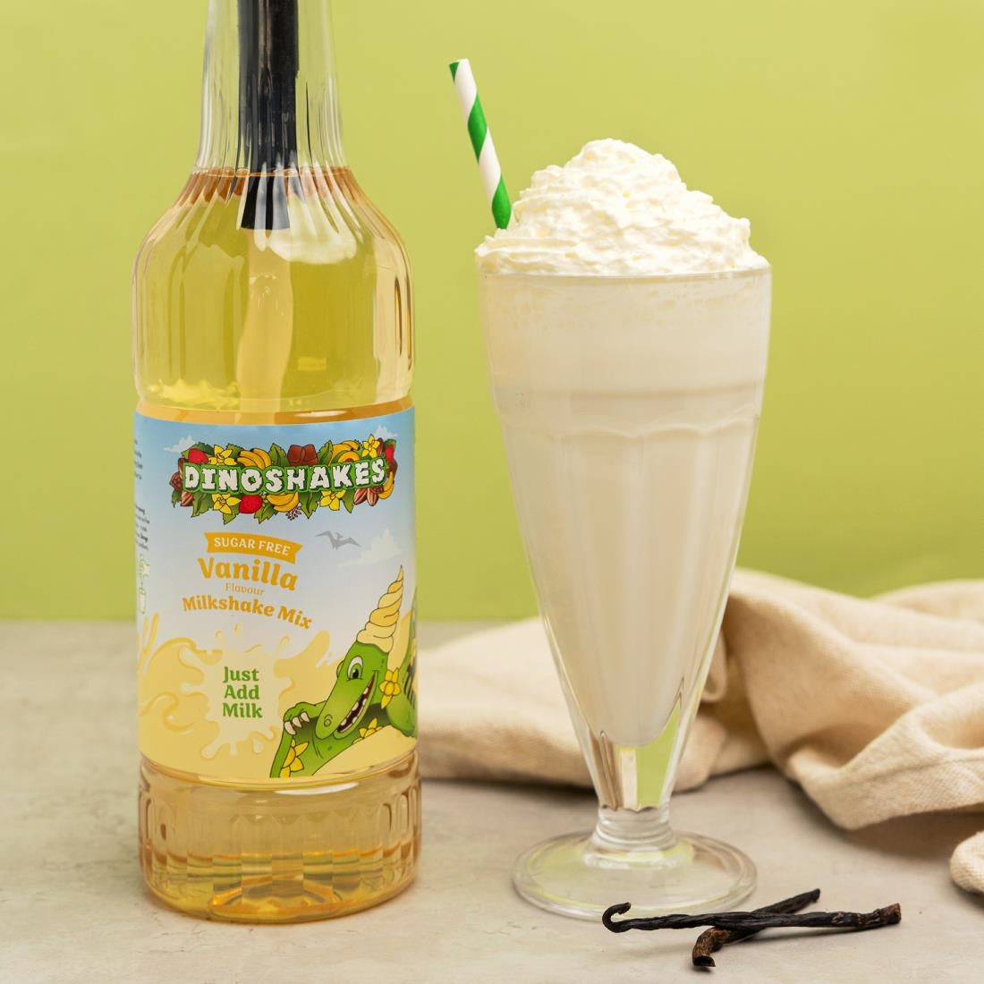 KA727 Simply Vanilla Milkshake Mix Syrup - 1Ltr