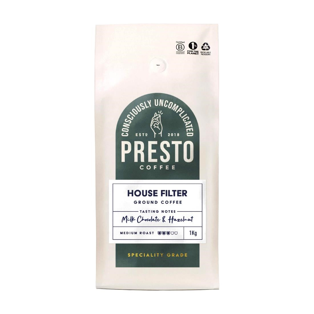KA732 Presto Coffee House Filter Ground Coffee 1kg
