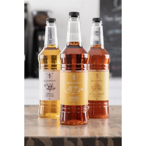 KA744 Beaumont Caramel Syrup 1Ltr