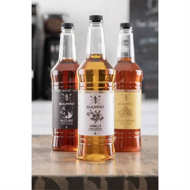 KA746 Beaumont Vanilla Syrup 1ltr - JD Catering Equipment Solutions Ltd
