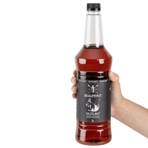 KA747 Beaumont Hazelnut Syrup 1ltr - JD Catering Equipment Solutions Ltd