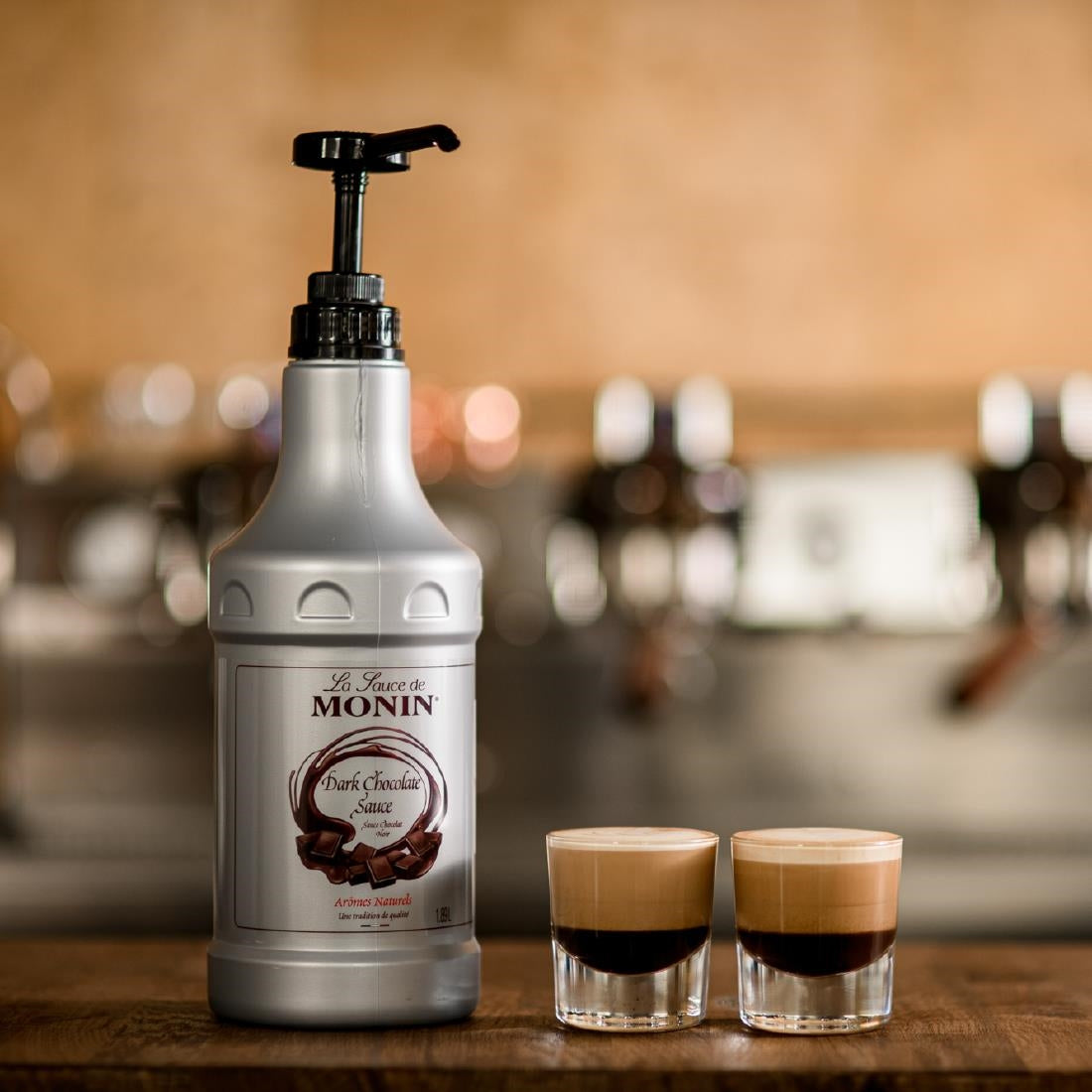 KA767 Monin Dark Chocolate Sauce - 1.89Ltr