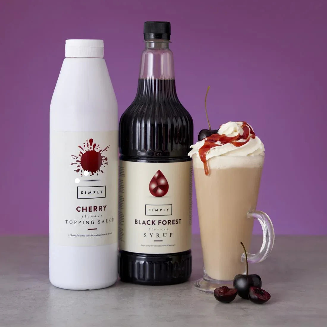 KA773 Simply Black Forest Syrup - 1Ltr