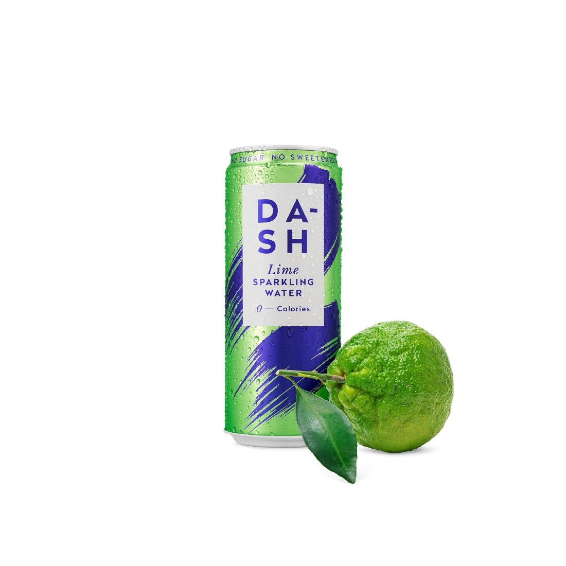 DASH Lime Sparkling Water 330ml (12 Pack)