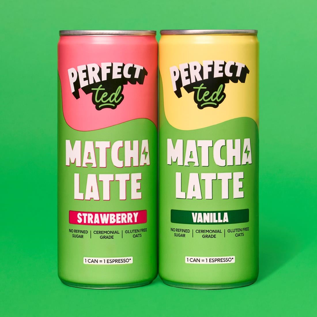 PerfectTed Matcha Latte Vanilla 250ml (12 Pack)
