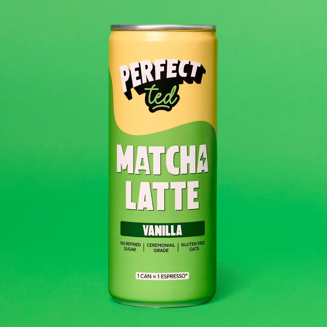 PerfectTed Matcha Latte Vanilla 250ml (12 Pack)