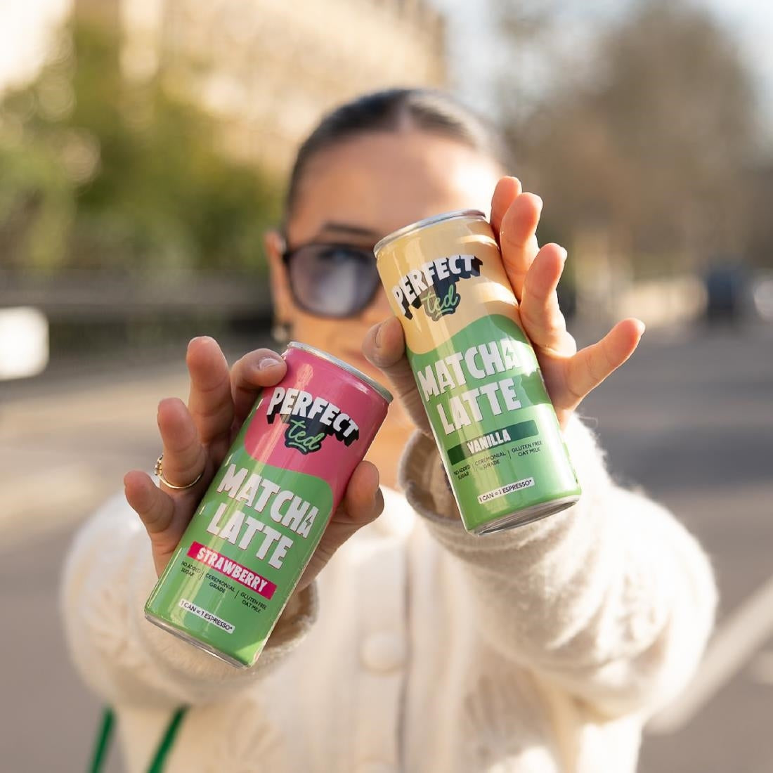 PerfectTed Matcha Latte Strawberry 250ml (12 Pack)