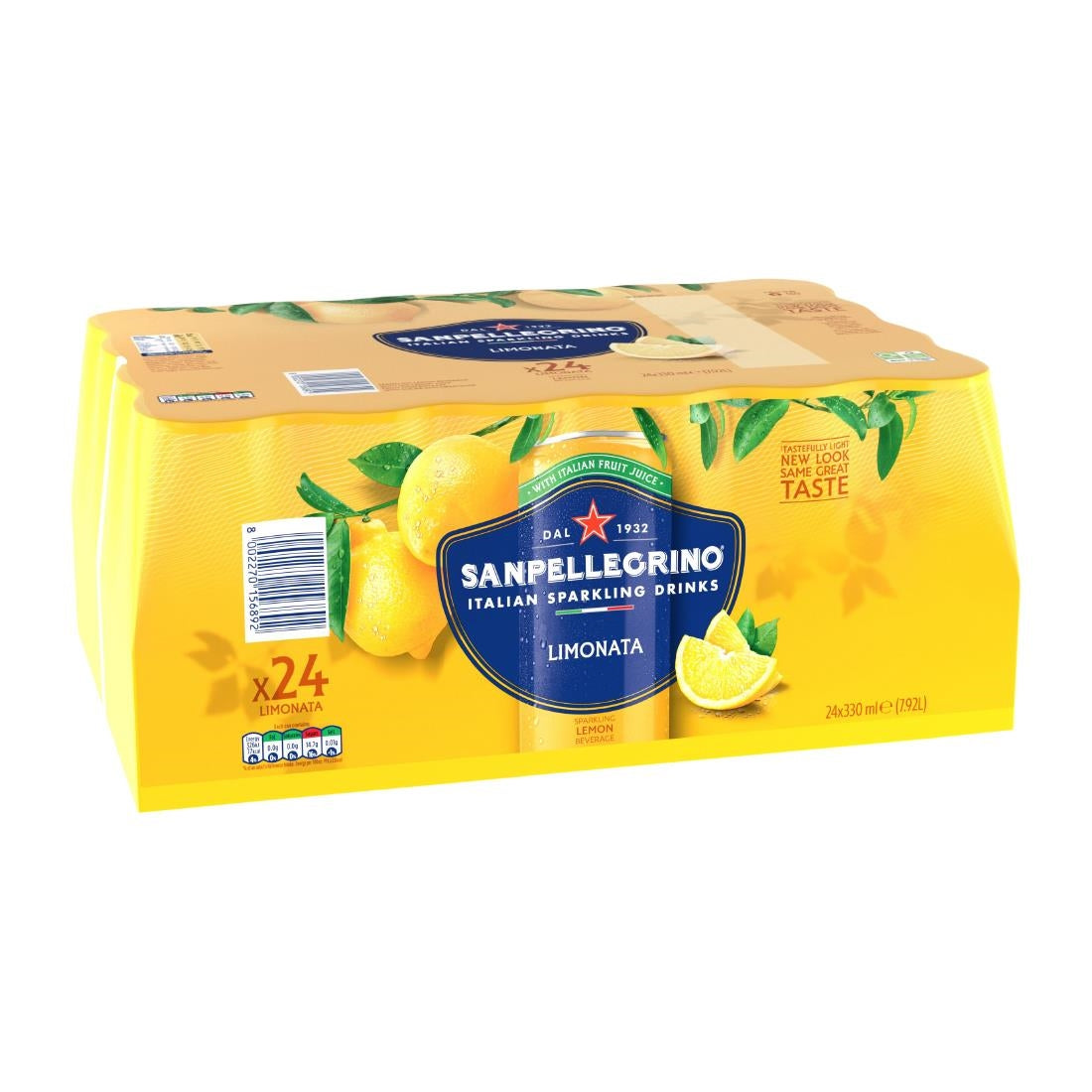 San Pelligrino Lemon Cans 330ml (24 Pack)