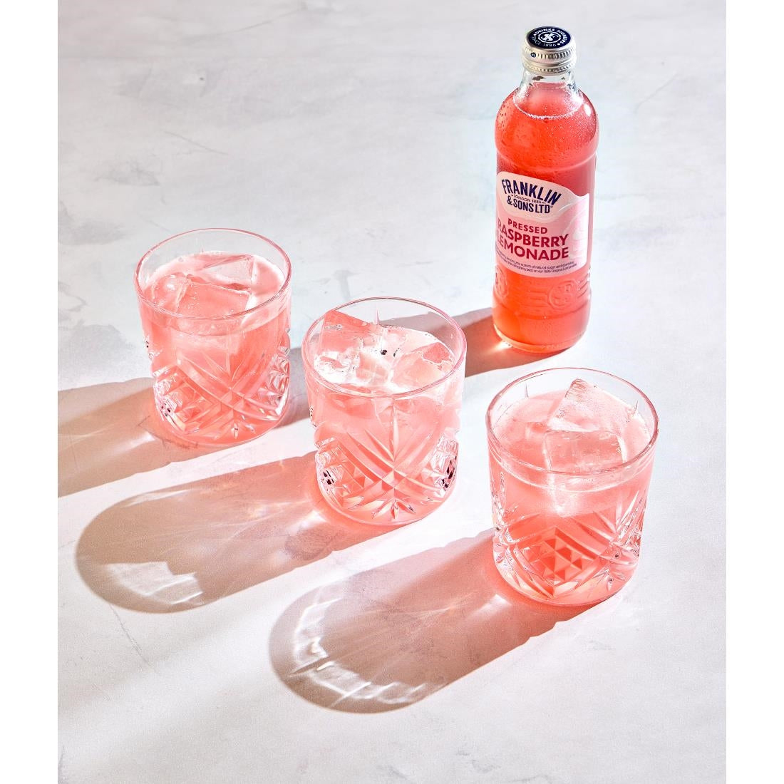 Franklin & Sons Pressed Raspberry Lemonade 275ml (12 Pack)