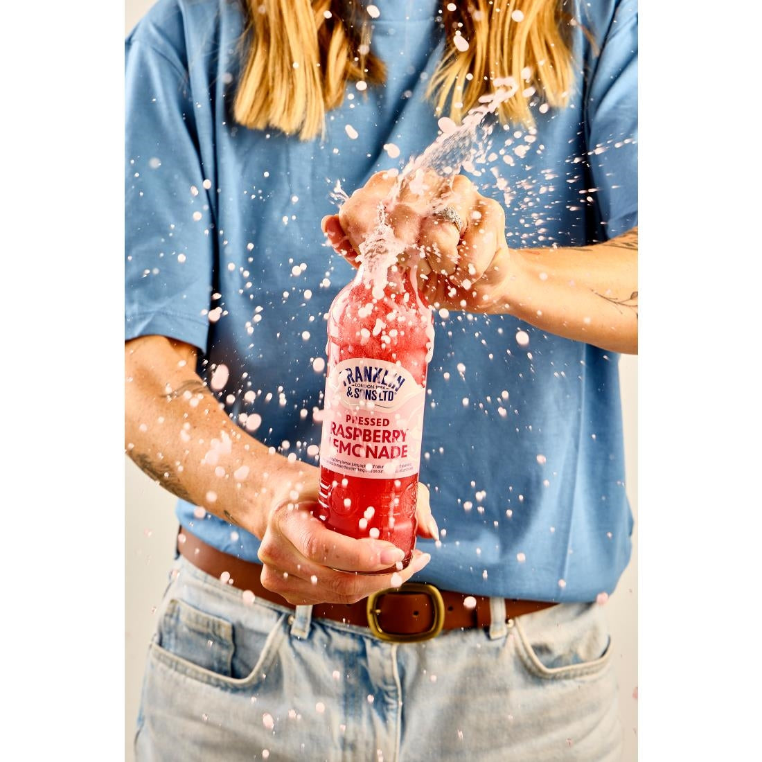 Franklin & Sons Pressed Raspberry Lemonade 275ml (12 Pack)
