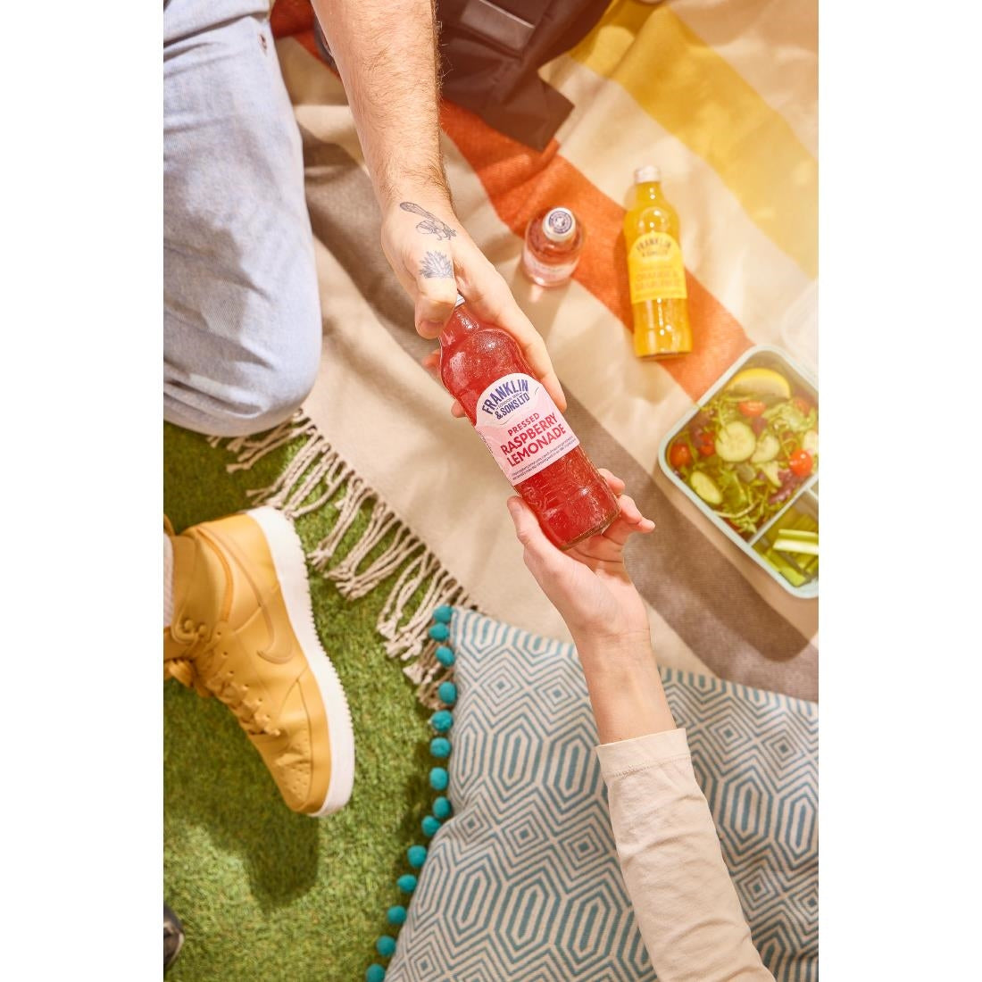 Franklin & Sons Pressed Raspberry Lemonade 275ml (12 Pack)