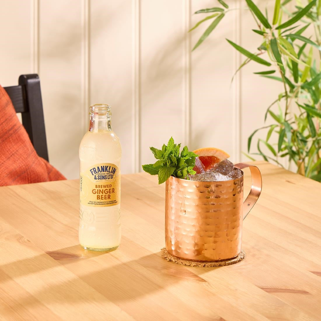 Franklin & Sons Brewed Ginger Beer 275ml (12 Pack)