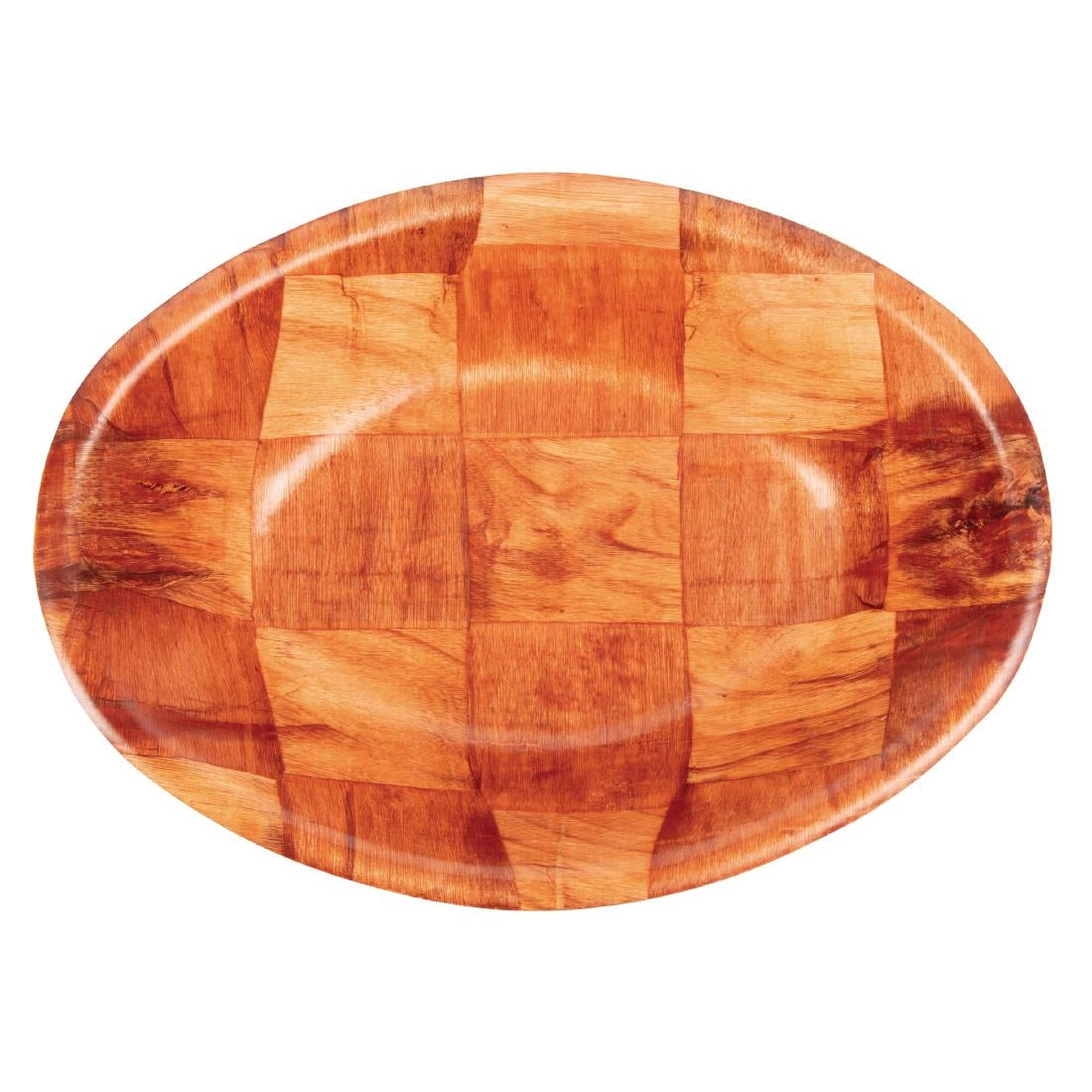 L092 Oval Wooden Bowl Small L092