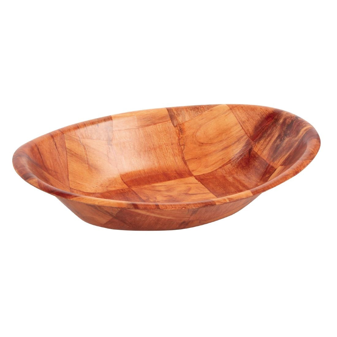 L092 Oval Wooden Bowl Small L092