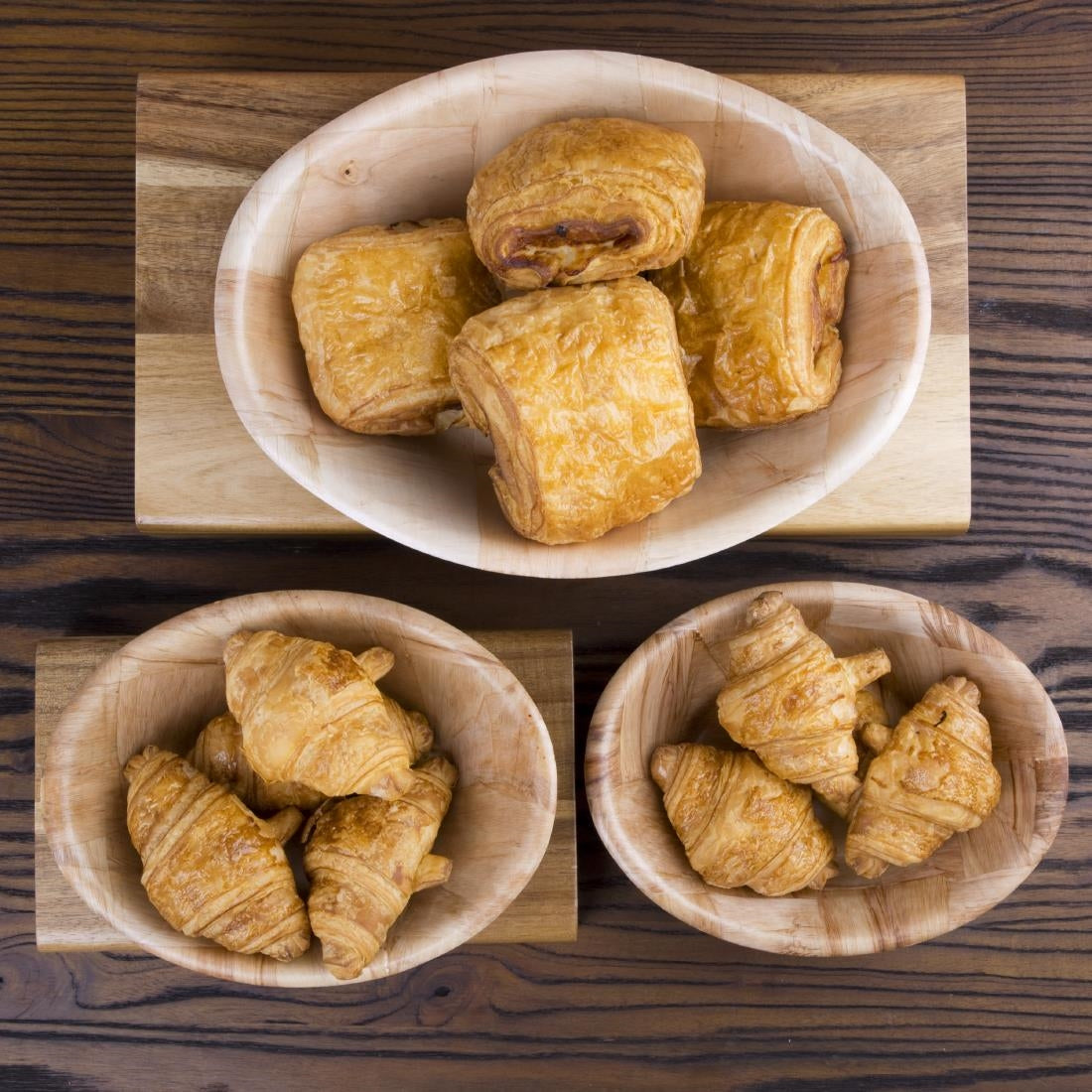 L092 Oval Wooden Bowl Small L092