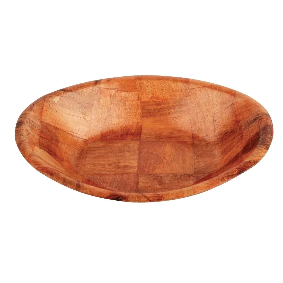 L093 Oval Wooden Bowl Large L093 - JD Catering Equipment Solutions Ltd