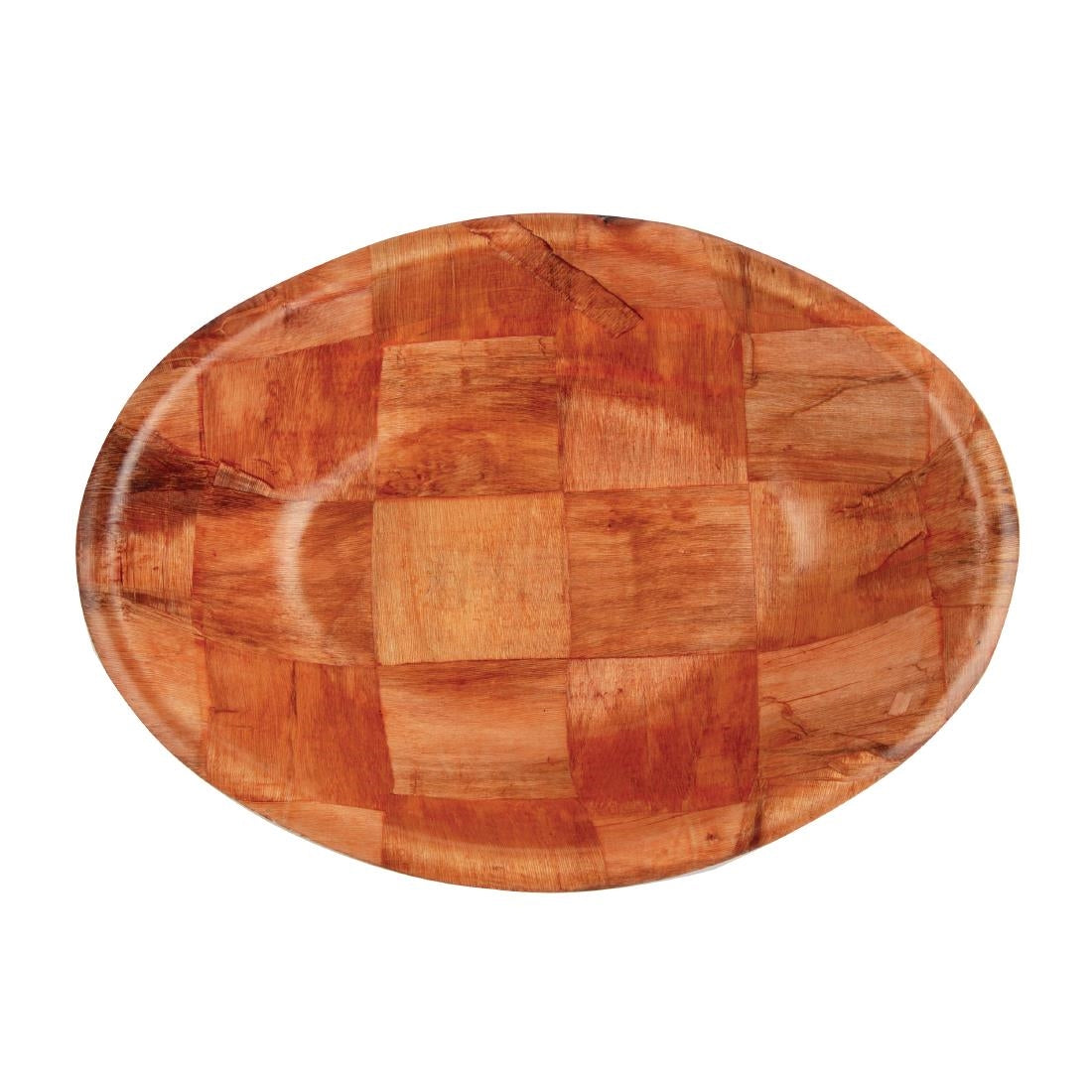 L093 Oval Wooden Bowl Large L093