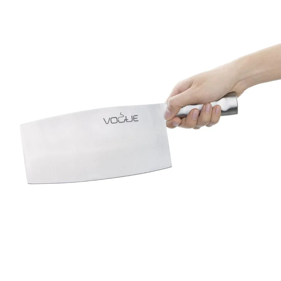 L259 Vogue Stainless Steel Chinese Cleaver 20.5cm - JD Catering Equipment Solutions Ltd