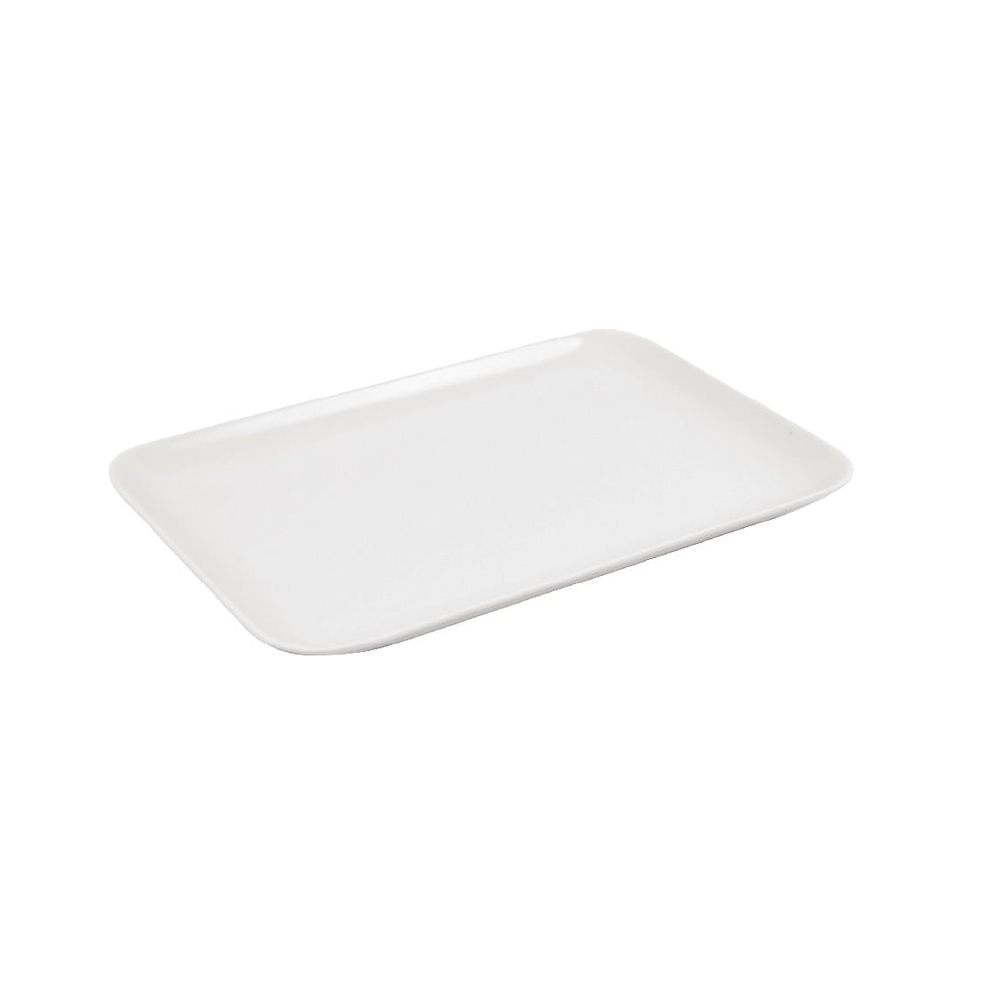 Dalebrook Melamine Rectangular Tray White 160x240mm