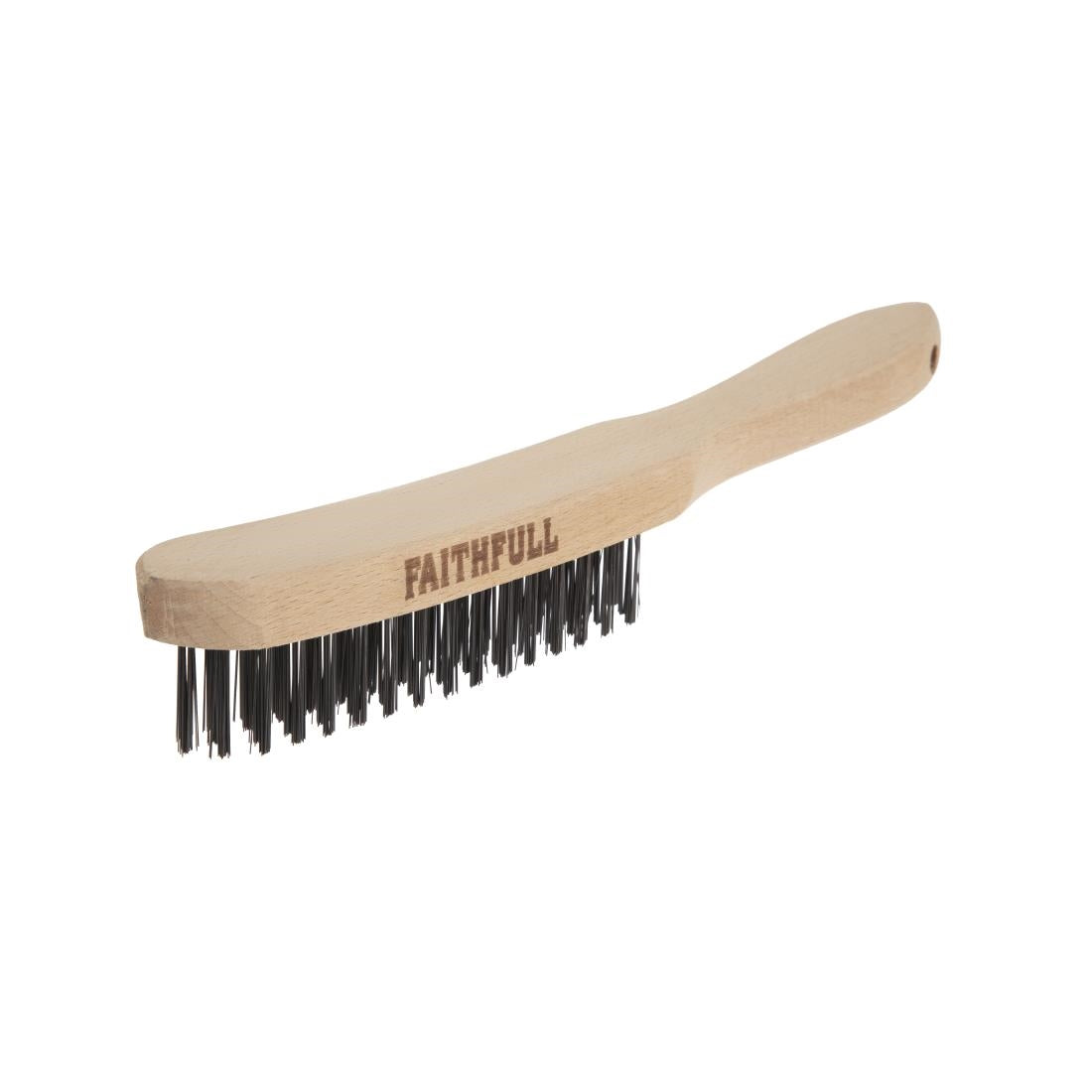 JF947 Faithfull Heavy Duty Wire Grill Brush 4 Row