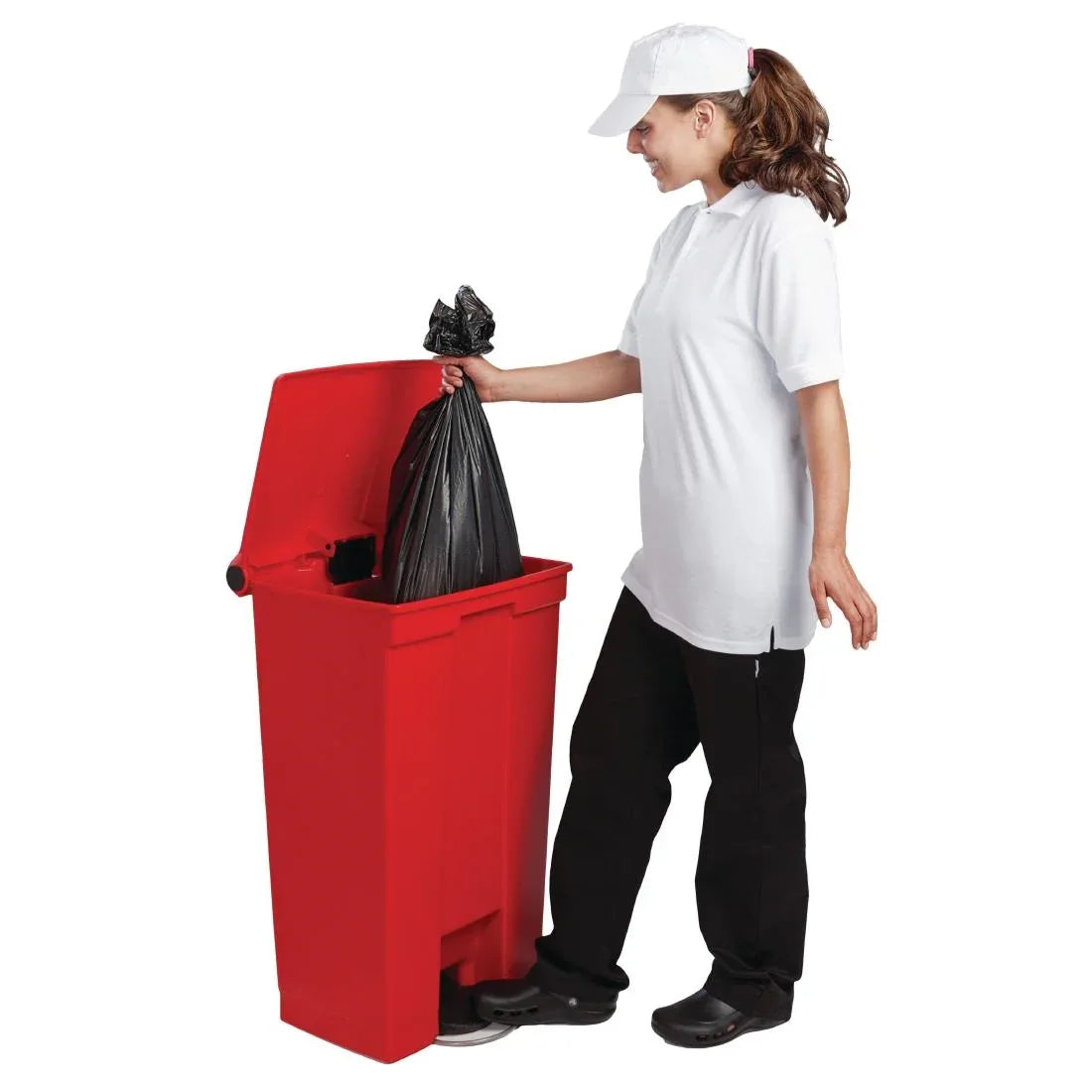 L380 Rubbermaid Step On Pedal Bin - JD Catering Equipment Solutions Ltd