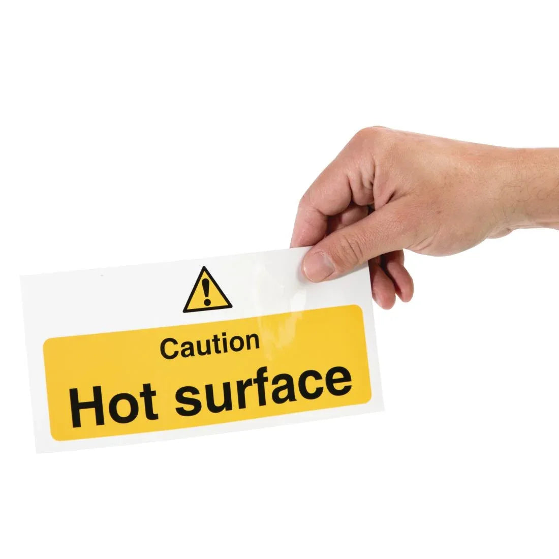 L848 Vogue Caution Hot Surface Sign - JD Catering Equipment Solutions Ltd