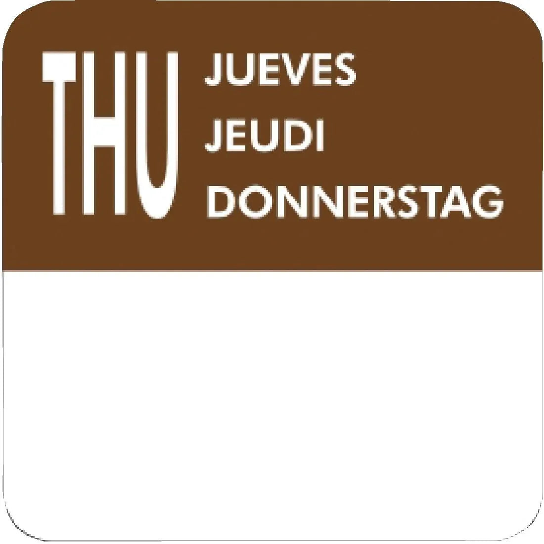 S151 Vogue Removable Day of the Week Labels (Pack of 7000) - JD Catering Equipment Solutions Ltd