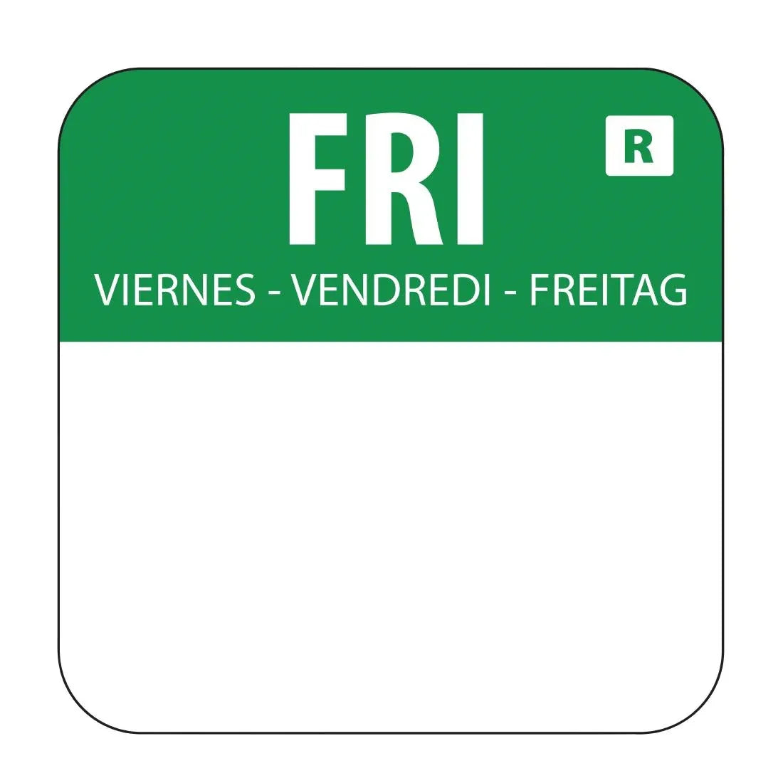L935 Vogue Removable Colour Coded Food Labels (Pack of 1000) - JD Catering Equipment Solutions Ltd