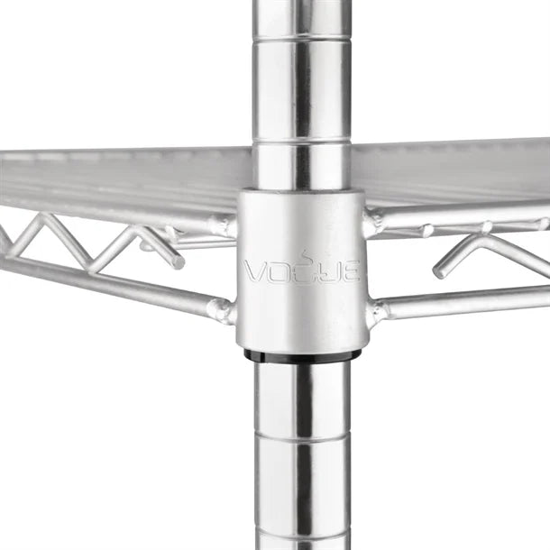 L929 Vogue 4 Tier Wire Shelving Kit 1525x460mm