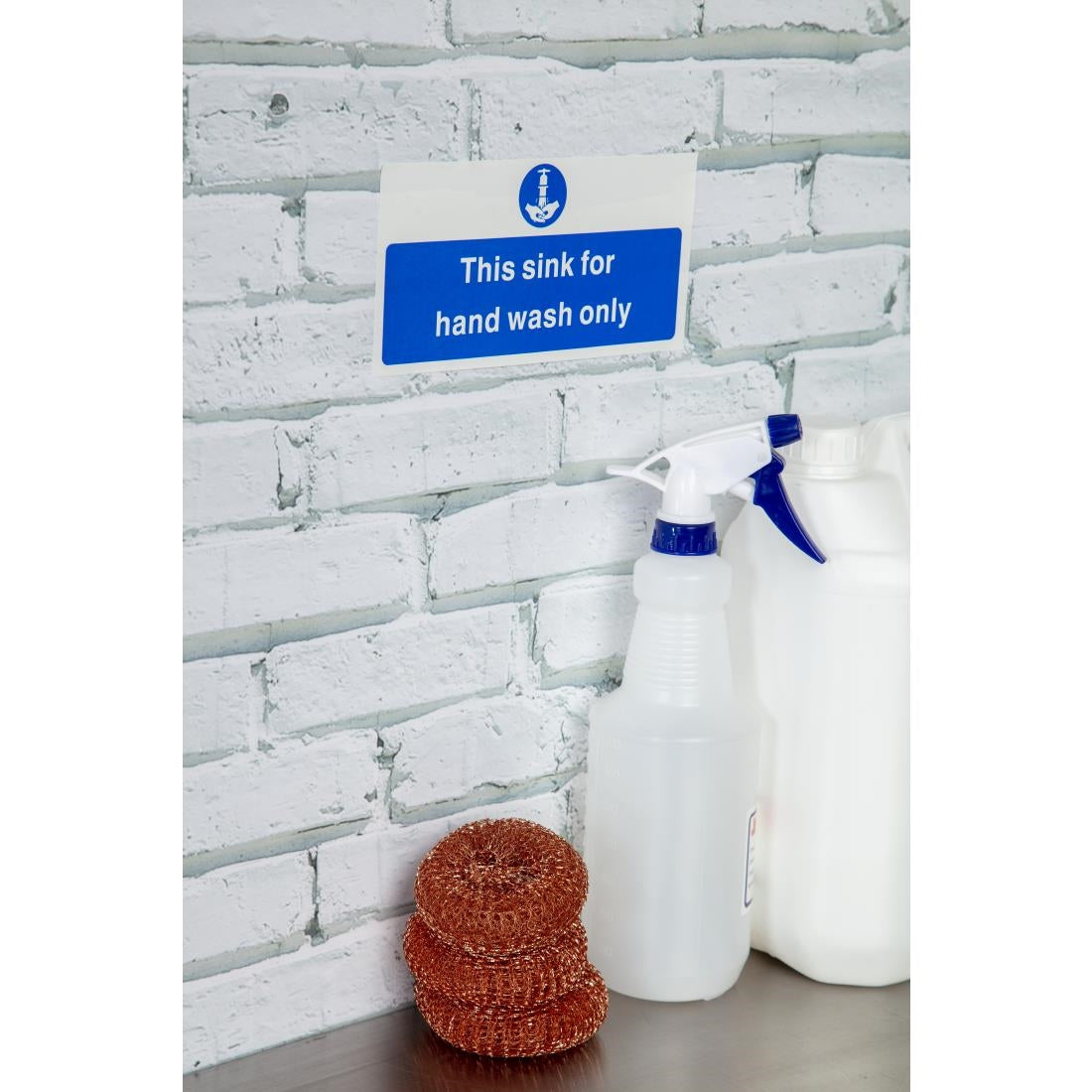 L952 Vogue Hand Wash Only Sign