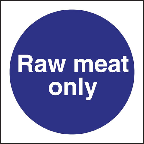 L958 Vogue Raw Meat Only Sign