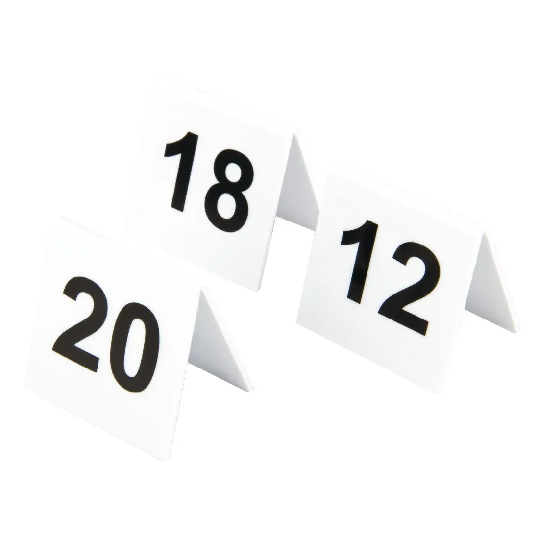 L982 Plastic Table Numbers 11-20 - JD Catering Equipment Solutions Ltd