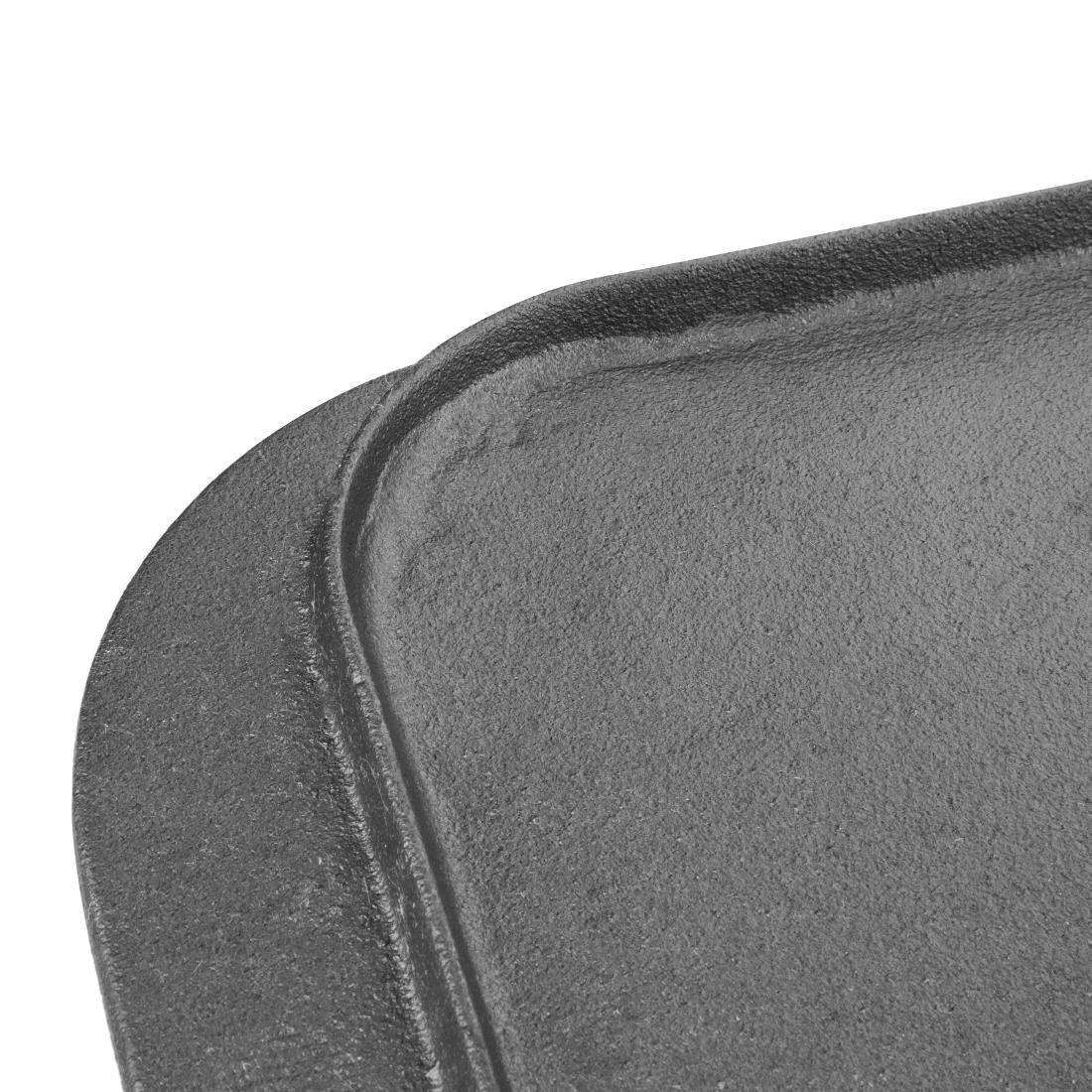 M650 Vogue Reversible Cast Iron Double Griddle Pan - JD Catering Equipment Solutions Ltd