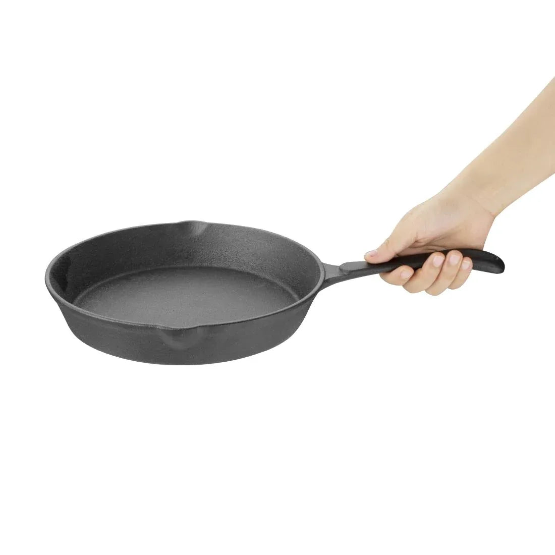 M655 Vogue Round Cast Iron Skillet Pan 255mm - JD Catering Equipment Solutions Ltd