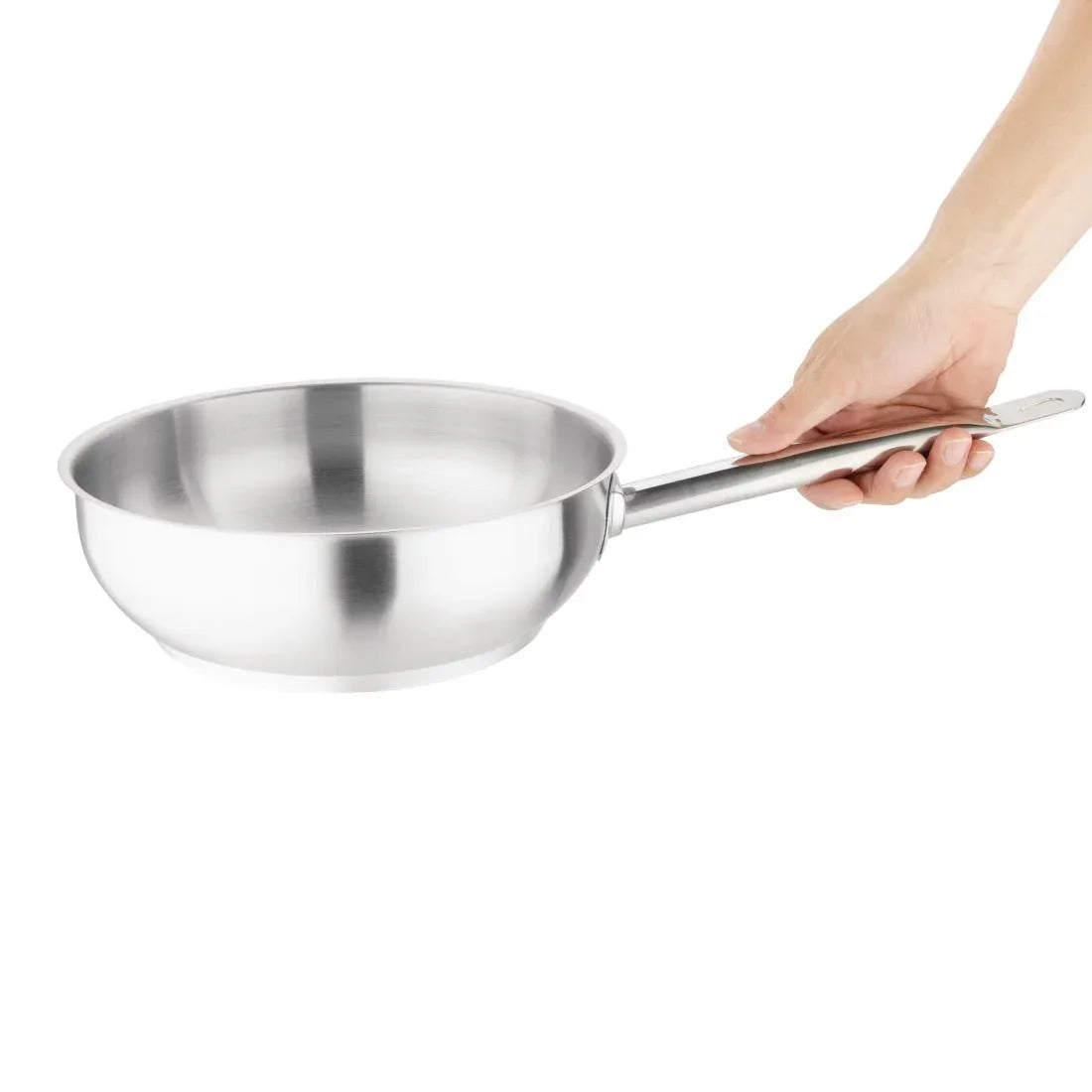 M923 Vogue Stainless Steel Saute Pan 240mm - JD Catering Equipment Solutions Ltd