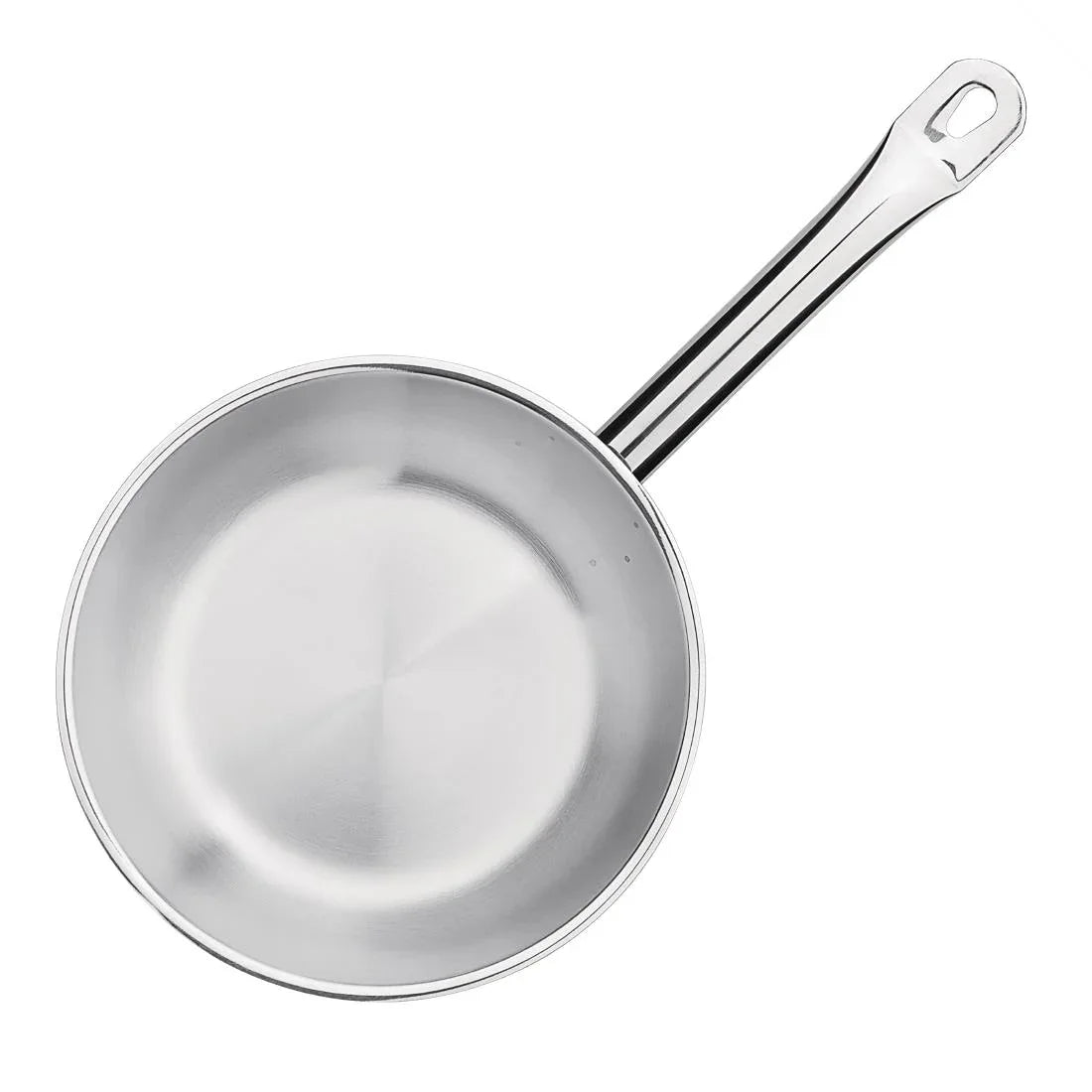 M924 Vogue Stainless Steel Induction Frying Pan 200mm - JD Catering Equipment Solutions Ltd