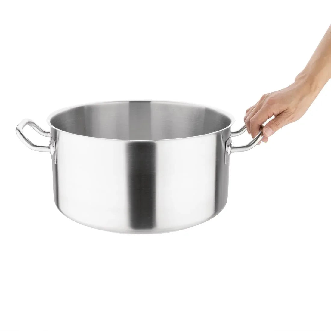 M942 Vogue Stainless Steel Stew pan 12.5Ltr - JD Catering Equipment Solutions Ltd