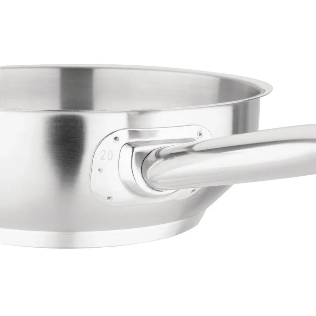 M947 Vogue Stainless Steel Saute Pan 200mm - JD Catering Equipment Solutions Ltd