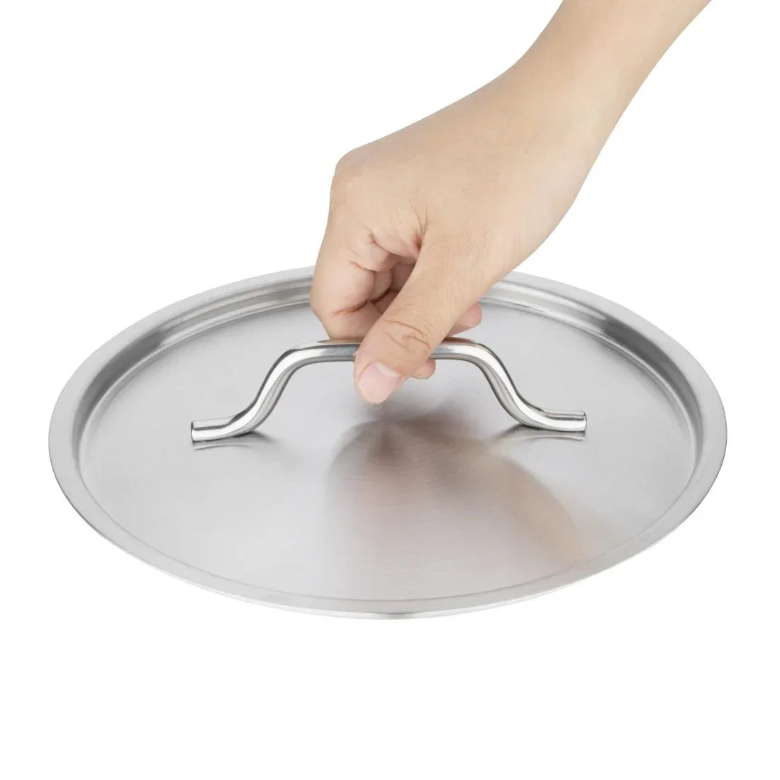 M949 Vogue Stainless Steel Saucepan Lid 200mm - JD Catering Equipment Solutions Ltd