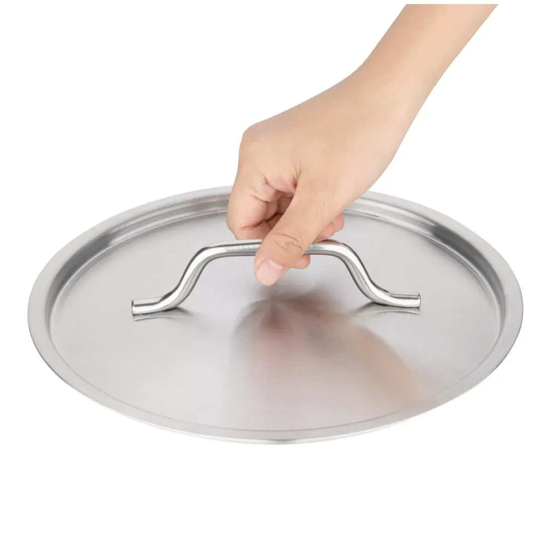 M950 Vogue Stainless Steel Saucepan Lid 240mm - JD Catering Equipment Solutions Ltd