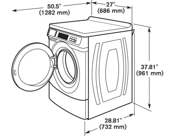 Maytag MHN33PRTGW 10.5kg Front loader Washing Machine