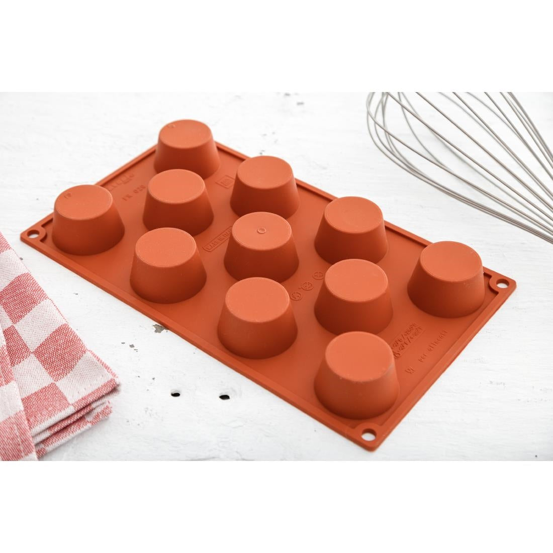 N934 Pavoni Formaflex Silicone Mini Muffin Mould 11 Cup