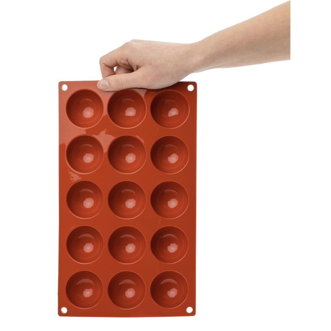 N936 Pavoni Formaflex Silicone Half Sphere Mould 15 Cup