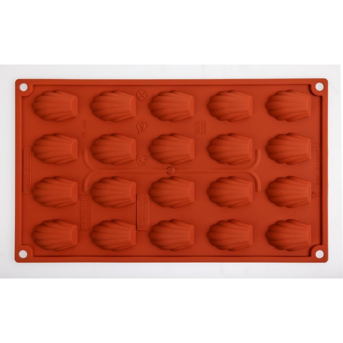 N939 Pavoni Formaflex Silicone Non-Stick Mini-Madeleine Mould 20 Cup