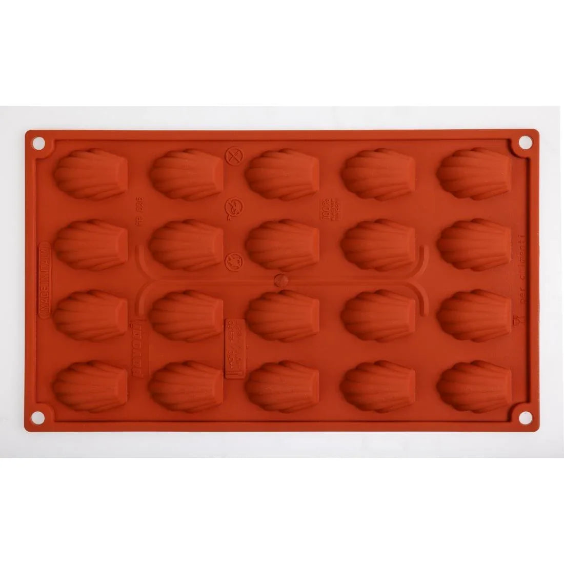 N939 Pavoni Formaflex Silicone Non-Stick Mini-Madeleine Mould 20 Cup - JD Catering Equipment Solutions Ltd